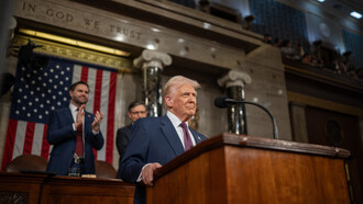La política internacional ha entrado en una nueva fase de incertidumbre con el giro unilateral e imperialista de Estados Unidos. El presidente Trump en su discurso ante la sesión conjunta del Congreso, 4 de marzo de 2025