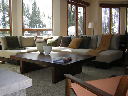 Cálida sala de estar