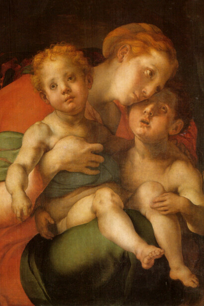 Pontormo, Madonna col bambino e San Giovannino