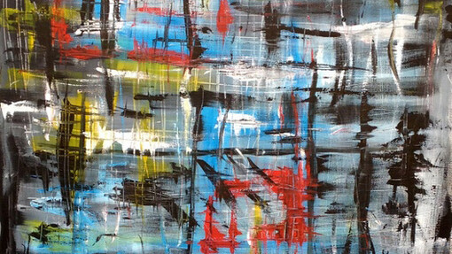 Natalia Gromicho, Stock Off, Lost in Singapore, 120x100cm