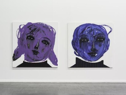 Mohannad Orabi, Exhibition view. Courtesy of Ayyam Gallery