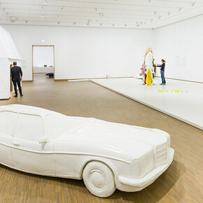 Erwin Wurm, A 70th-birthday retrospective, exhibition view. Courtesy of Albertina Museum