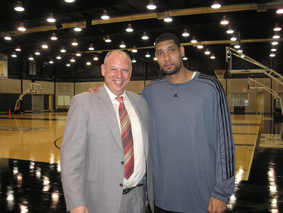 Love for basketball MD Barčot with NBA star Tim Duncan
