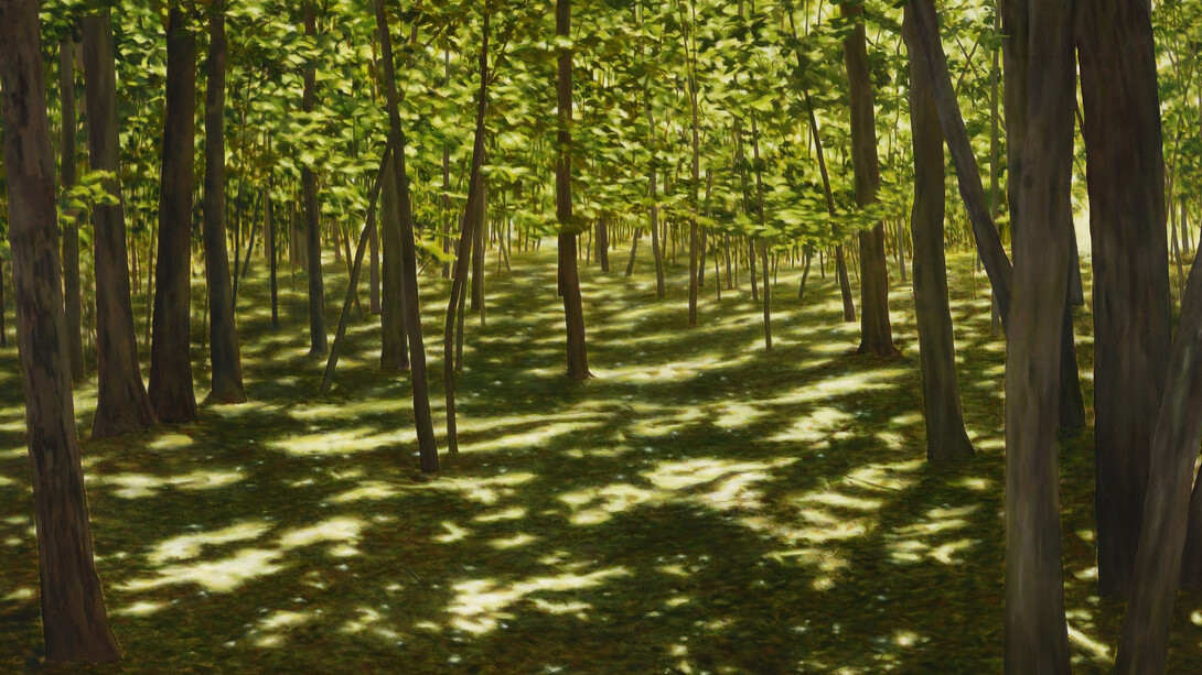 April Gornik, Green Shade, 2012