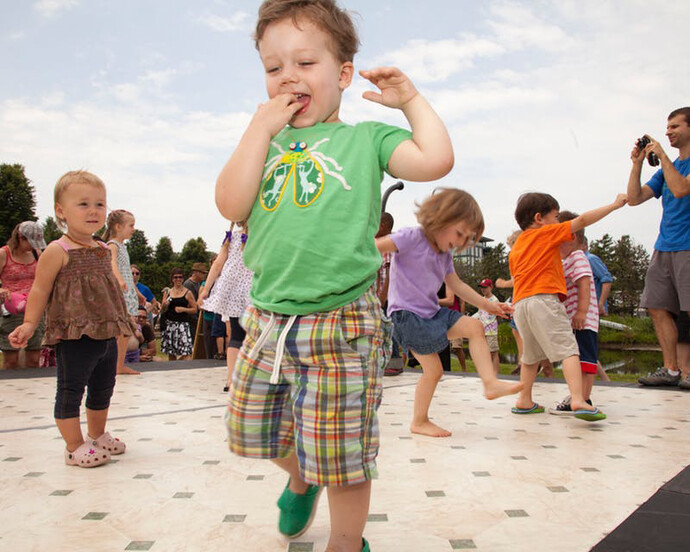 Free First Saturday Garden Party: Groove. Courtesy of Walker 
