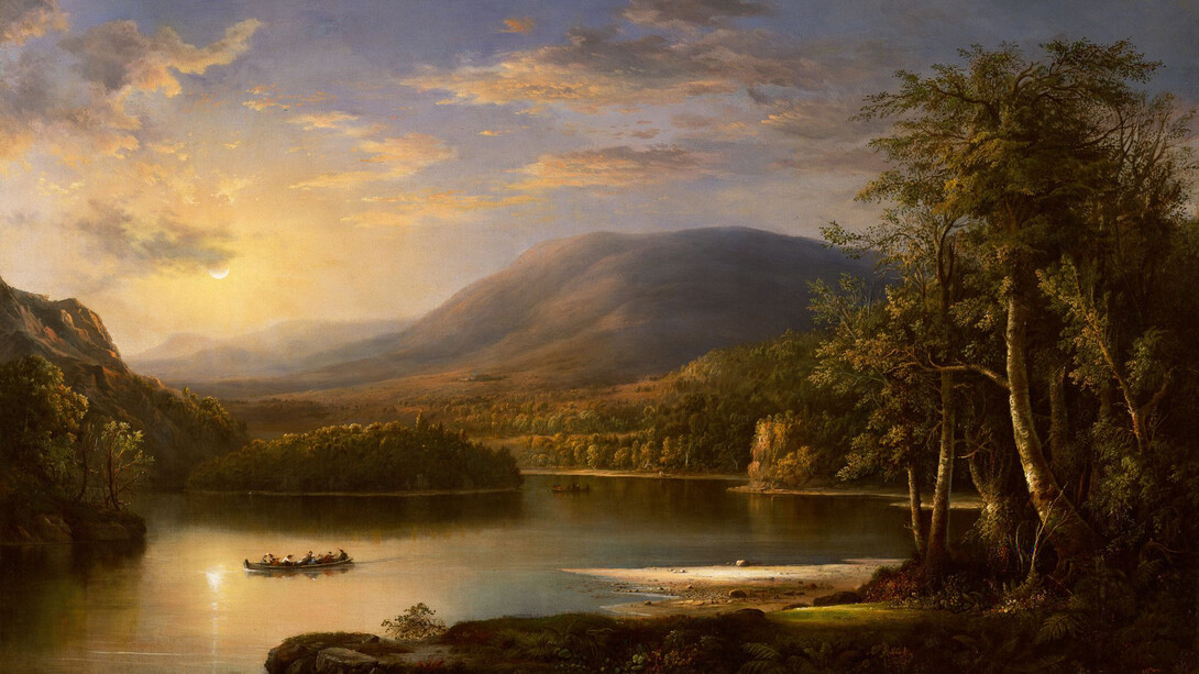 Robert S. Duncanson, Ellen's isle, loch Katrine, 1871. Courtesy of the Detroit Institute of Arts