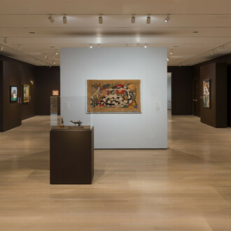 Various artists, American folk art, exhibition view. Courtesy of MoMA