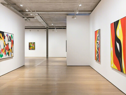 Ernst Wilhelm Nay, Exhibition view. Courtesy of Almine Rech Gallery 