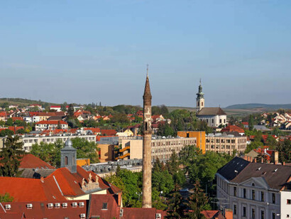 The Eger Minaret in Hungary is a prominent historical site and the northernmost Ottoman minaret preserved in Europe