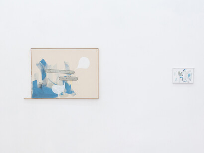 Tom Król, Blowing raspberries, exhibition view. Courtesy of Pizza Gallery