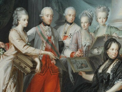 Maria Theresa and the Arts. Courtesy of Belvedere Museum 
