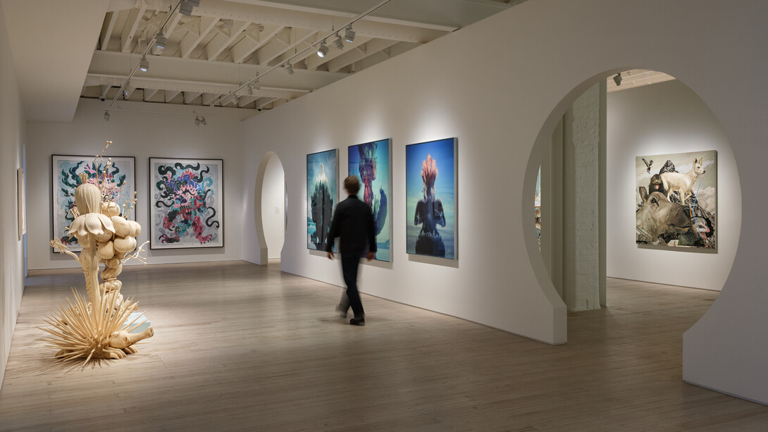 Black myth, exhibition view. Courtesy of White Rabbit Gallery