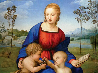 Raffaello. Madonna del cardellino di Raffaello