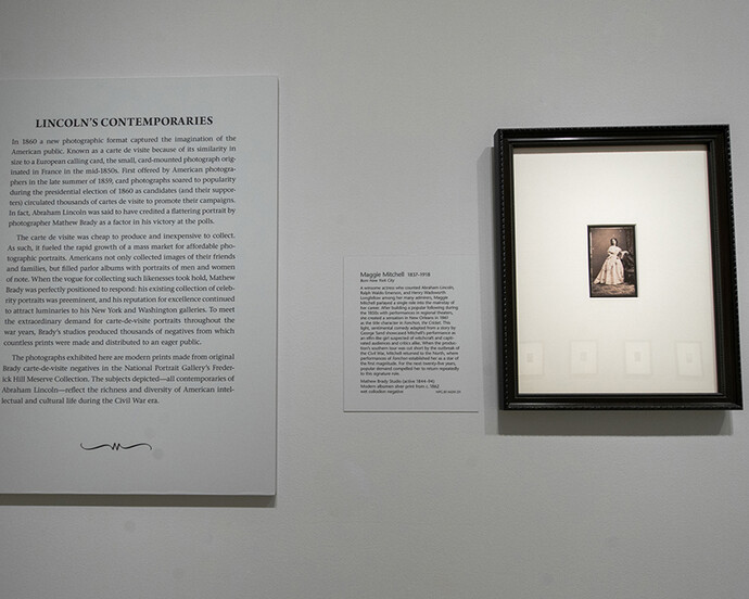 Lincoln's Contemporaries. Courtesy of National Portrait Gallery