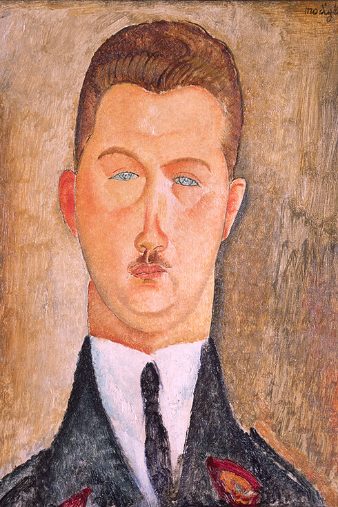 Dr François Brabander, 1918, Oil on canvas, 46 x 38 cm, Courtesy: Estorick Collection