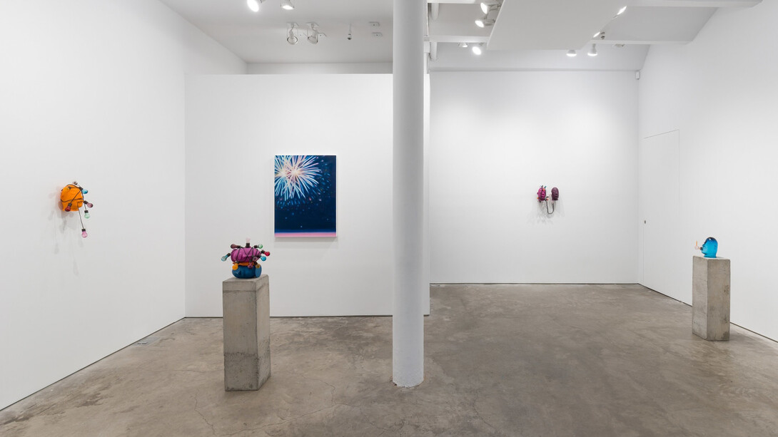 Mark Whalen, Night lights, exhibition view. Courtesy of Harper’s Gallery