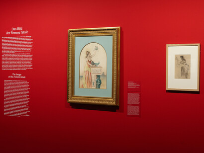 Félicien Rops, Laboratory of lust, exhibition view. Courtesy of Kunsthaus Zürich