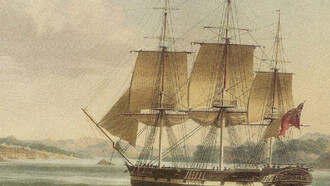 Westmorland, que zarpa de Livorno en 1778, Italia