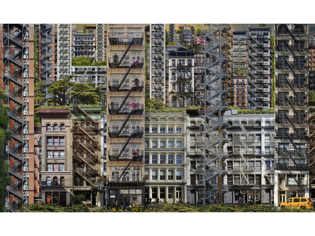 Jean-François Rauzier, Made in New York, 2013, C-Print, 150 x 250 cm