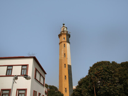 Egitto, Port Said: faro del 1869 alto 56 metri, prima costruzione al mondo in cemento armato