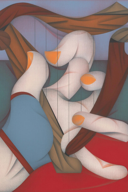 Restless legs, artwork in exhibition. Courtesy of Art Gallery of NSW