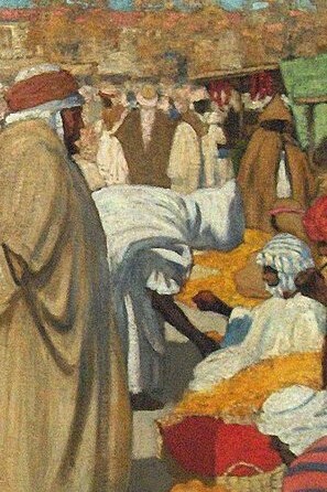 Henri Evenepoel, "Mercado de naranjas en Blidah", óleo sobre lienzo, 1898