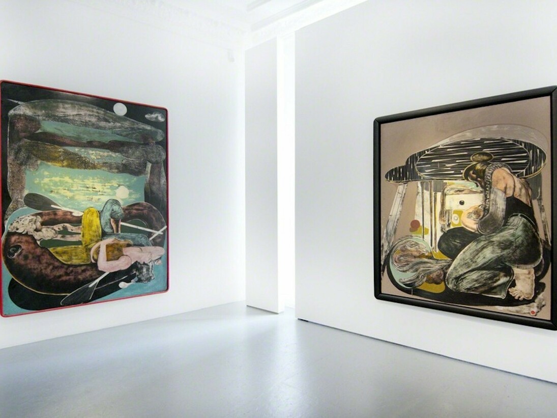 Alex Feuerstein, Exhibition view. Courtesy of galerie burster