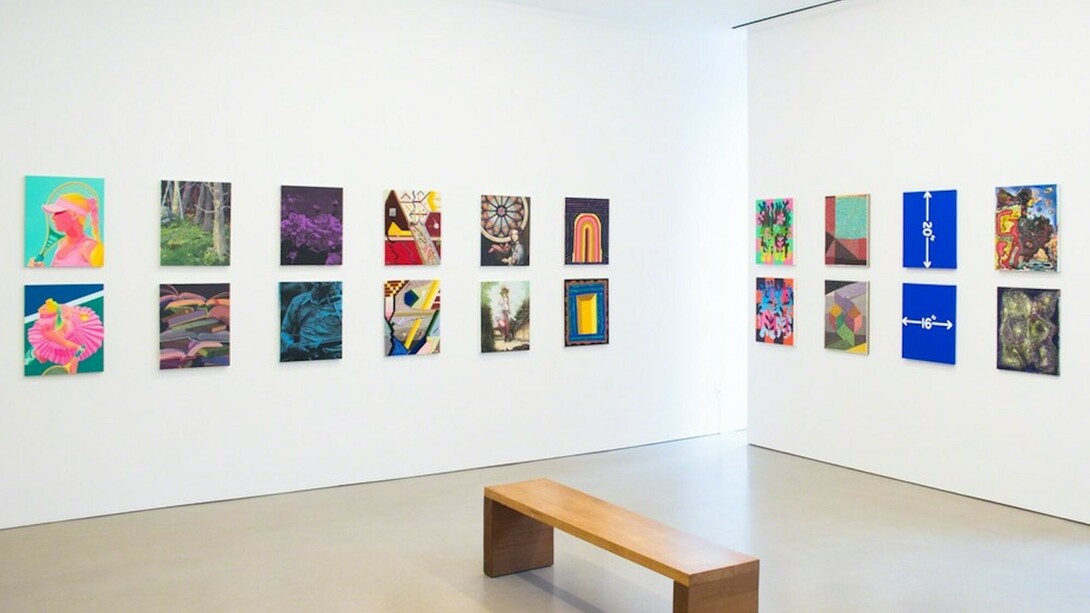 The Twenty by Sixteen Biennial, Exhibition view. Courtesy of Morgan Lehman Gallery