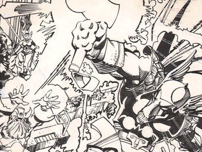 The Art of The Avengers and Other Heroes. Courtesy of Society of Illustrators
