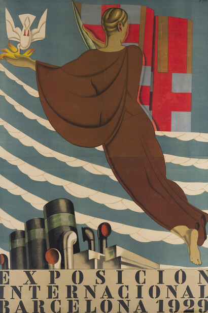 Francesc d'A. Galí, Exposición Internacional Barcelona, 1929. Cortesía del Museu Nacional d’Art de Catalunya 