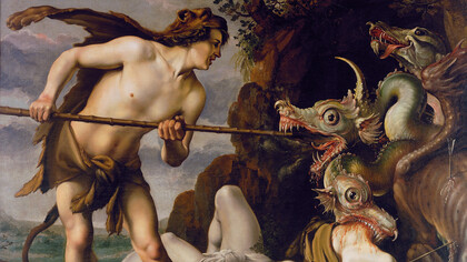 Hendrick Goltzius, Cadmo uccide il drago