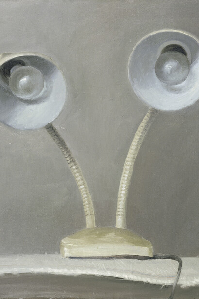 Vija Celmins, Lamp #1, 1964. Courtesy of Fondation Beyeler