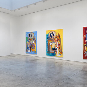 André Butzer, exhibition view. Courtesy of Skarstedt