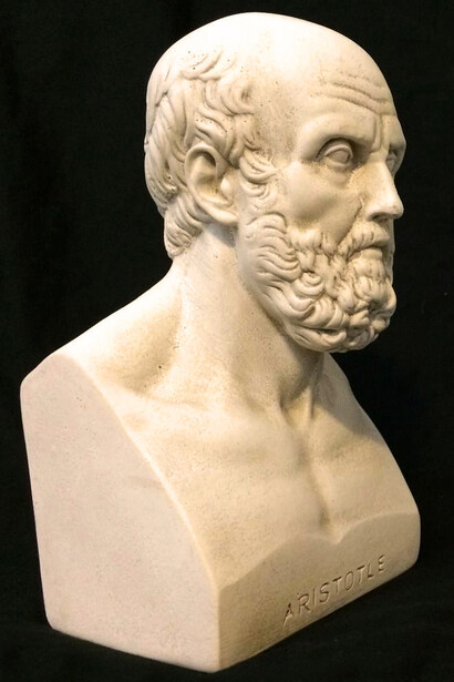 Aristotle, Greek philosopher and polymath during the Classical period in Ancient Greece, founder of the Lyceum