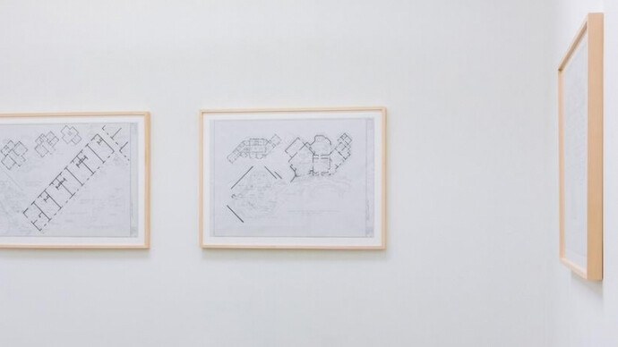Mark Bennett, Exhibition view. Courtesy of Mark Moore Gallery 
