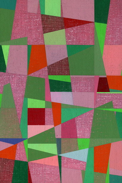 Shaun McCracken,
Untitled #602 (detail), 2019,
Signed by the artist in pencil on verso,
Acrylic on canvas on panel,
9 x 12 inch,
22.86 x 30.48 cm. Courtesy of the artist and Rosegallery