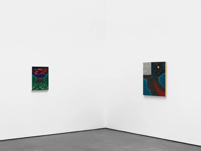 Scott Kahn, Silent night, exhibition view. Courtesy of David Zwirner Gallery