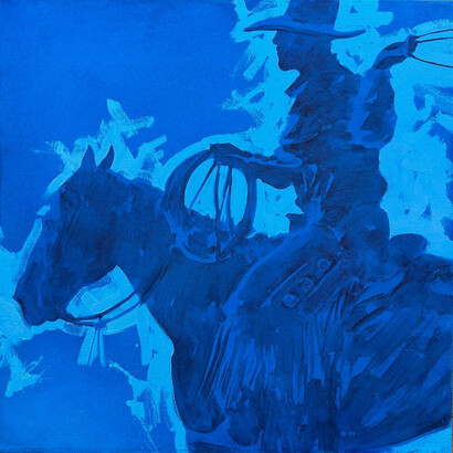 Duke Beardsley, Vaquero arandano. Courtesy of Altamira Fine Art