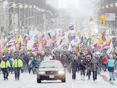 Idle No More protests in Ottawa