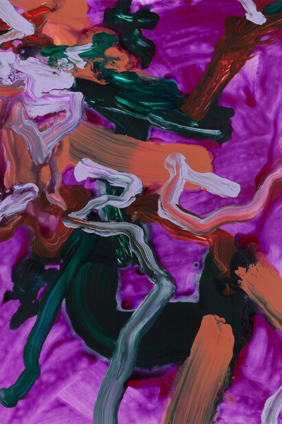 Sarah Trigg, Untitled (violet 1), 2024. Courtesy of Gaa Gallery