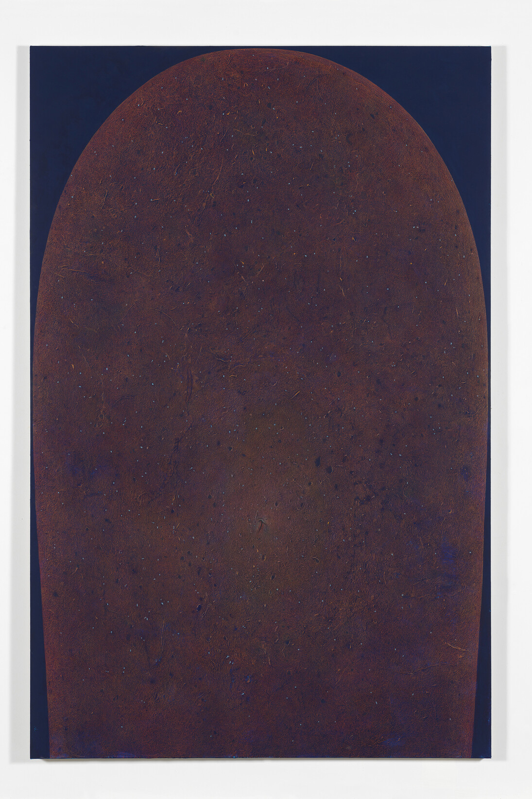 Luisa Rabbia, LingamYoni (2), 2017, acrylic and colored pencil on paper mounted on canvas, 74 x 48 inches (188 x 122 cm).Courtesy of Peter Blum Gallery, New York
 