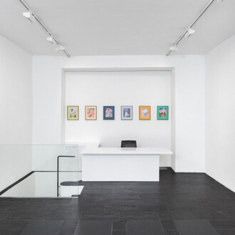 Various artists, Color to quiet, exhibition view. Courtesy of Galerie Urs Meile