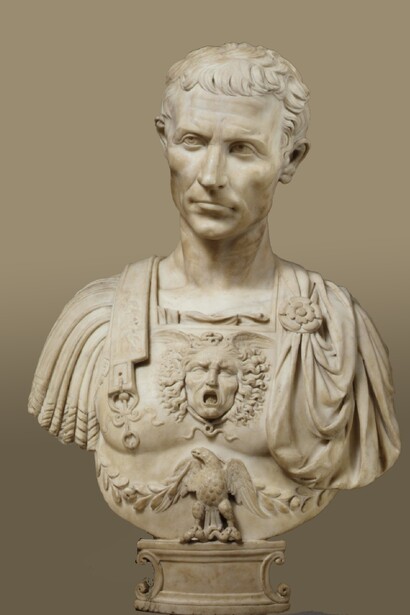 Giulio Cesare con piastra con la Gorgone, manifattura fiorentina di inizio Cinquecento, Metropolitan Museum of Art, New York, USA