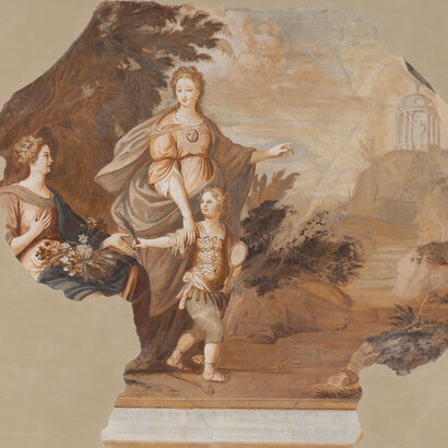 Frescoes from Križ Manor, Komenda. Courtesy of City Museum of Ljubljana