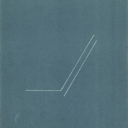 Fred Sandback, Fur Matthias Ignaz (For Matthias Ignaz), Lithograph printed in colours, 1983. Courtesy Fred Sandback Archive