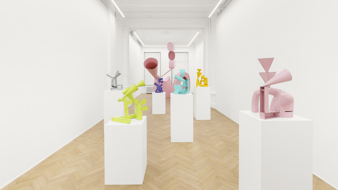 Thomas Kiesewetter, Beside appearances, among ghosts, exhibition view. Courtesy of Sorry We're Closed. Photo by HV Studio
