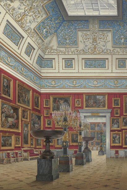 The hermitage picture gallery in prints, drawing and miniatures. Courtesy of the State Hermitage Museum