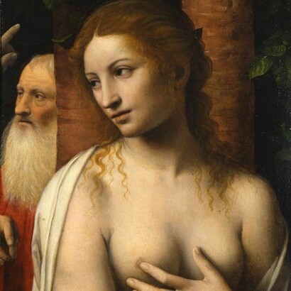 Bernardino Luini, Susanna e i vecchioni, 1515‐1516 circa, tavola, cm 46 x 38,5, Isola Bella, collezione privata