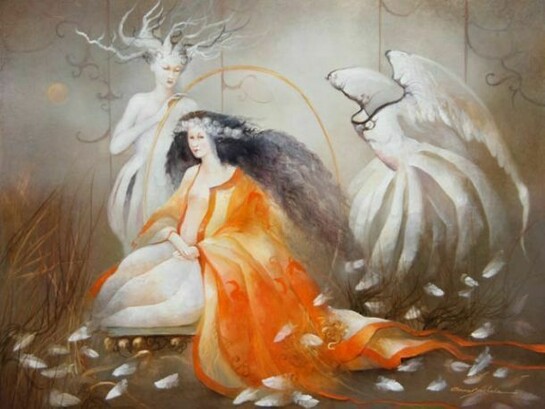 Anne Bachelier, Le rêve des Anges, 61 x 50cm