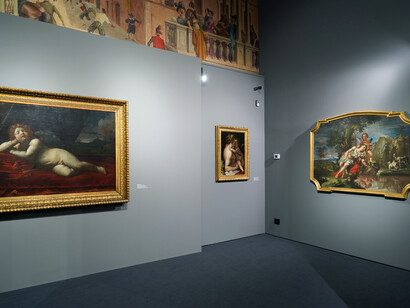 Psiche allo specchio. Omnia vincit amor, vista della mostra. Per gentile concessione de La Galleria BPER 